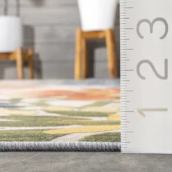 NuLOOM Rosana Floral Machine Washable Indoor/Outdoor Area Rug -Home Decor Store GUEST 01dde946 081e 4364 8fc3 0fa7fb5ef6c6