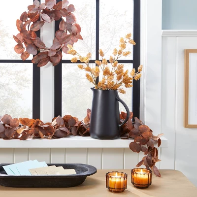 Oblong Distressed Wood Decor Bowl Black - Hearth & Hand™ With Magnolia 3 Oblong Distressed Wood Decor Bowl Black - Hearth & Hand™ With Magnolia