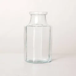 Octagonal Clear Glass Bottle Vase - Hearth & Hand™ With Magnolia -Home Decor Store GUEST 062dfac6 21fe 469b ba13 04b139b463be