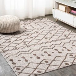 Nokat Modern Bohemian Inspired Indoor/Outdoor Area Rug - JONATHAN Y -Home Decor Store GUEST 0681b524 ad5e 467f 90ee f9865b9701f9