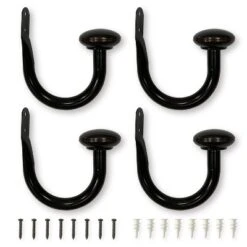 Set Of 4 (5"x6.5") Steel Curtain Holdbacks - Lumi Home Furnishings 10 Set Of 4 (5"x6.5") Steel Curtain Holdbacks - Lumi Home Furnishings -Home Decor Store GUEST 06d59de9 7b59 4e25 b37d d084be207f55