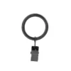 Versailles Home Fashions 7pk Steel Clip Window Curtain Rings - Antique Silver