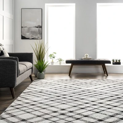 NuLOOM Linda Machine Washable Plaid Area Rug 9 NuLOOM Linda Machine Washable Plaid Area Rug - Image 7