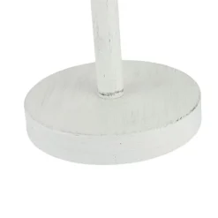 25" Eliza Metal And Tan Wood Beaded Drum Shade Table Lamp White - River Of Goods -Home Decor Store GUEST 0ba2fe00 6a54 4f27 9cf7 d45017d95c6c