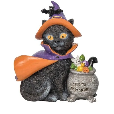 Gallerie II Halloween Resin Cat Figurines, Set Of 2 4 Gallerie II Halloween Resin Cat Figurines, Set Of 2 - Image 2