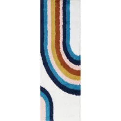 NuLOOM Ela Half Rainbow Shag Area Rug -Home Decor Store GUEST 0e9bbac0 cbee 4846 bbcf e941baabfffc