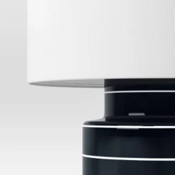 Glossy Table Lamp Navy And White (Includes LED Light Bulb) - Threshold™ -Home Decor Store GUEST 0f8f586d 58b0 484f 97b1 53b07fa26894