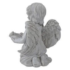 Northlight 9" Kneeling Angel With Flower Bird Feeder Outdoor Garden Statue -Home Decor Store GUEST 0fdc1ffc c189 47f2 9c01 af1df6de366d