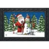 Santa And Snowman Christmas Doormat Primitive Birds 30" X 18" Briarwood Lane -Home Decor Store GUEST 11f13545 c54c 42b4 87d4 ce8e59d80b47