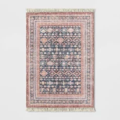 Alexandra Floral Printed Border Persian Rug Blush - Opalhouse™ -Home Decor Store GUEST 13831d26 e9c0 4d66 95de 449574be25e7