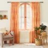 1pc Sheer Ophelia Printed Burnout Window Curtain Panel Orange - Opalhouse™ Designed With Jungalow™ -Home Decor Store GUEST 1403018d 86ae 4f43 bdb8 a45381091bf1