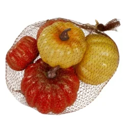 Northlight Set Of 5 Artificial Fall Harvest Pumpkins Decorations 4" -Home Decor Store GUEST 1826dcba 8583 419c 970c b62f69544dda
