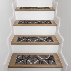 World Rug Gallery Moden Wavy Circles Non-Slip Stair Treads -Home Decor Store GUEST 1877b9d0 ca56 4e50 9eaa 0d331c0e14cf