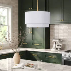 Knurled Metal Stacked Drum Pendant - Threshold™ -Home Decor Store GUEST 1a8217f9 a4bb 4a52 b29f 8a34cdef5ae6