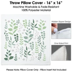 Big Dot Of Happiness Boho Botanical - Greenery Party Home Decorative Canvas Cushion Case - Throw Pillow Cover - 16 X 16 Inches 10 Big Dot Of Happiness Boho Botanical - Greenery Party Home Decorative Canvas Cushion Case - Throw Pillow Cover - 16 X 16 Inches -Home Decor Store GUEST 1d270a21 1668 415f b4d7 c3f9787cf8b7