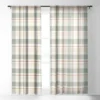 Lisa Argyropoulos Light Cottage Plaid Single Panel Sheer Window Curtain - Deny Designs -Home Decor Store GUEST 1e4439a5 d075 48bc 93de ae6b08a4a0bc