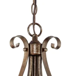 Franklin Iron Works Amber Scroll Golden Bronze Pendant Chandelier 24 3/4" Wide Rustic Art Glass Bowl 3-Light Fixture For Dining Room Kitchen Island 10 Franklin Iron Works Amber Scroll Golden Bronze Pendant Chandelier 24 3/4" Wide Rustic Art Glass Bowl 3-Light Fixture For Dining Room Kitchen Island -Home Decor Store GUEST 1ffc4e5a fd67 4677 8a07 0ba1cdbbd2f4