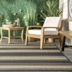 Lauren Liess Romy Striped Indoor/Outdoor Area Rug -Home Decor Store GUEST 205c99b2 d0ae 448d bd5e cac6ea396434