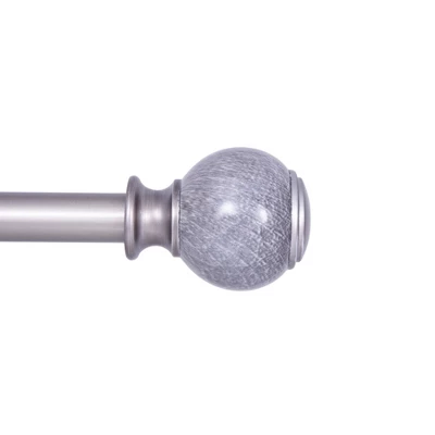 Kenney Noah 1" Premium Decorative Window Curtain Rod 6 Kenney Noah 1" Premium Decorative Window Curtain Rod - Image 4