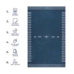 NuLOOM Arina Bohemian Machine Washable Area Rug -Home Decor Store GUEST 22023266 c36d 4b14 843e 334881c389a6