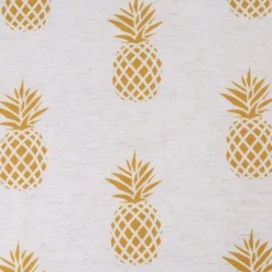 Trinity Pineapple Print Linen Blend Kitchen Tier Curtains For Bathroom Small Half Window Cafe -Home Decor Store GUEST 223f247b 58a4 4aa4 88e8 fcf6484449d1