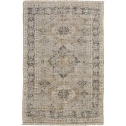 Caldwell Transitional Medallion Area Rug
