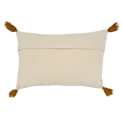 Saro Lifestyle Saro Lifestyle Embroidered Flowers Throw Pillow Cover 3 Saro Lifestyle Saro Lifestyle Embroidered Flowers Throw Pillow Cover