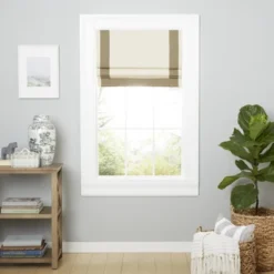Exclusive Home Frontera 100% Blackout Roman Shade, 23"x64", Natural/Taupe 18 Exclusive Home Frontera 100% Blackout Roman Shade, 23"x64", Natural/Taupe -Home Decor Store GUEST 2913e6a4 ca0c 456e 97c1 10e5f240bdfe