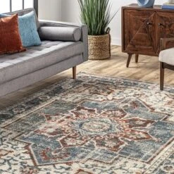 NuLOOM Charlotte Faded Medallion Area Rug 17 NuLOOM Charlotte Faded Medallion Area Rug -Home Decor Store GUEST 29391b2c a4a1 4ee6 9464 1581081c535f
