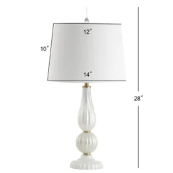 28" Glass/Metal Maddie Table Lamp (Includes Energy Efficient Light Bulb) - JONATHAN Y -Home Decor Store GUEST 297f360b b89b 408a ba0d 8a7ad4e18494
