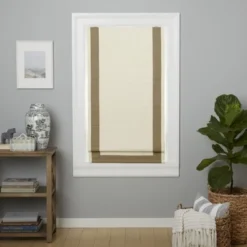 Exclusive Home Frontera 100% Blackout Roman Shade, 23"x64", Natural/Taupe 19 Exclusive Home Frontera 100% Blackout Roman Shade, 23"x64", Natural/Taupe -Home Decor Store GUEST 2a139a98 fed0 4fc1 8612 1a5af263ba3d