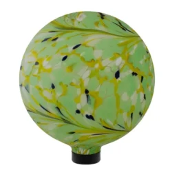 Northlight 10" Yellow And Green Hand Painted Swirled Outdoor Patio Garden Gazing Ball -Home Decor Store GUEST 2a85ca7e 1ae8 4ff1 b3d0 99c60332e3ff
