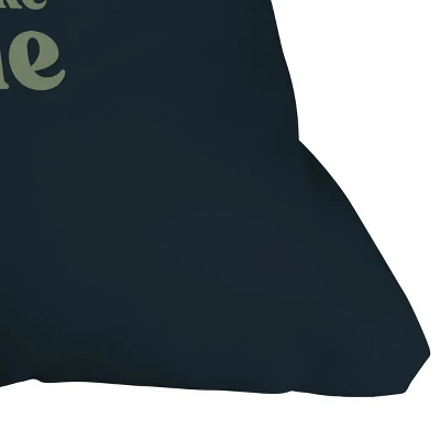 16"x16" Coastal Studio Snow Place Like Home Square Throw Pillow Navy - Deny Designs 4 16"x16" Coastal Studio Snow Place Like Home Square Throw Pillow Navy - Deny Designs - Image 2