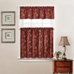 36"x56" Floral Curtain Tiers Set - Traditions By Waverly 11 36"x56" Floral Curtain Tiers Set - Traditions By Waverly -Home Decor Store GUEST 2e1e97ea 4ab1 4baf aa58 8e535afc13d9