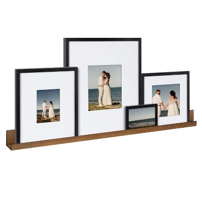 5pc Gallery Frame Box Set Rustic Brown - Kate & Laurel All Things Decor 3 5pc Gallery Frame Box Set Rustic Brown - Kate & Laurel All Things Decor