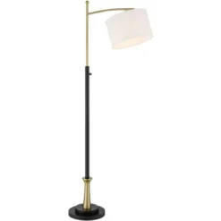Possini Euro Design Modern Downbridge Floor Lamp 64" Tall Black Brass Metal Linen Drum Shade For Living Room Reading Bedroom Home 16 Possini Euro Design Modern Downbridge Floor Lamp 64" Tall Black Brass Metal Linen Drum Shade For Living Room Reading Bedroom Home -Home Decor Store GUEST 310e02f8 0905 4c58 ab4c 4248dbab2ff8