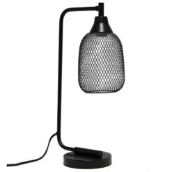 Industrial Mesh Desk Lamp Matte Black - Lalia Home -Home Decor Store GUEST 320a1c68 3979 4ffe a643 c0fb77c304ea