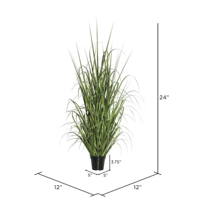 24" Artificial Ryegrass In Pot - Vickerman 3 24" Artificial Ryegrass In Pot - Vickerman