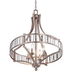 Vienna Full Spectrum Soft Silver Chandelier 24" Wide Crystal Glass 4-Light Fixture For Dining Room House Kitchen Bedroom 13 Vienna Full Spectrum Soft Silver Chandelier 24" Wide Crystal Glass 4-Light Fixture For Dining Room House Kitchen Bedroom -Home Decor Store GUEST 33a6de90 f0e1 4bb8 80d4 2c34792f5801