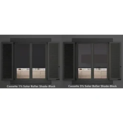 Linen Avenue Custom Cordless Cassette 1% Solar Roller Shade, Group 1 -Home Decor Store GUEST 34aa4606 2fb0 4708 8319 a58fc711ec10