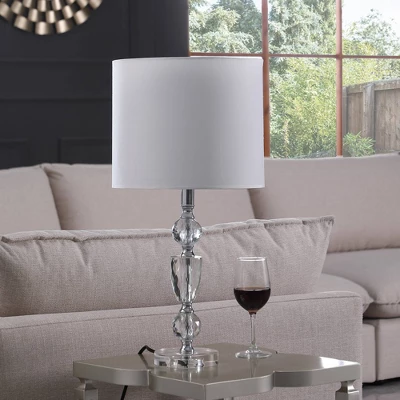 23.5" Cale Cut Crystal Table Lamp - Ore International 3 23.5" Cale Cut Crystal Table Lamp - Ore International