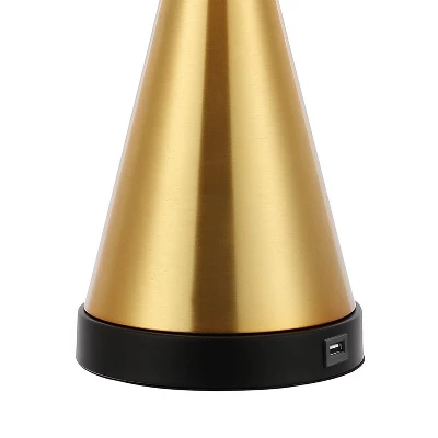 (Set Of 2) 26" Colton Classic French Country Iron LED Table Lamp With USB Charging Port (Includes LED Light Bulb) - JONATHAN Y 9 (Set Of 2) 26" Colton Classic French Country Iron LED Table Lamp With USB Charging Port (Includes LED Light Bulb) - JONATHAN Y - Image 7