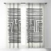 BohomadicStudio Minimal Series Black Striped Arch Single Panel Sheer Window Curtain - Society 6 -Home Decor Store GUEST 38608bbf 8b05 4324 8cbc b2011895f761