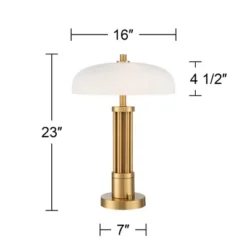 Possini Euro Design Possini Euro® Granview Desk Lamp With Glass Shade And Dual USB Ports 17 Possini Euro Design Possini Euro® Granview Desk Lamp With Glass Shade And Dual USB Ports -Home Decor Store GUEST 3d169126 e3ca 444a 8f37 434f85771db4