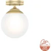 1-Light Hepburn Semi-Pendant Brass - Hunter Fan -Home Decor Store GUEST 3d3aee47 6ea7 462e b3e9 d54b4757d3fb