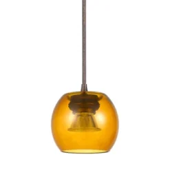 4.5" X 4.5" X 10" LED Dimmable Mini Pendant With Smoked Glass Rust - Cal Lighting -Home Decor Store GUEST 3de45db5 c6aa 4c3b aad2 9c56ee7f894f