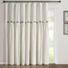 Home Boutique Extra Long Linen Button Window Curtain Panel - Off White - 100 Inch Long X 84 Inch Wide -Home Decor Store GUEST 3e97b7b7 5d6c 4e71 841d 44eff067e7fa