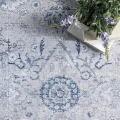 Lauren Liess X RugsUSA - Bayberry Vintage Machine Washable Area Rug -Home Decor Store GUEST 3fe06e2f 04af 479b 8285 56f746372dd9