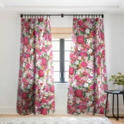 Alison Janssen Never Too Many Flowers Single Panel Sheer Window Curtain - Society6 -Home Decor Store GUEST 41a9e429 e111 45fe a564 2d625cbe8978