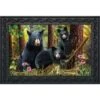 Black Bear Family Nature Doormat Indoor Outdoor 30" X 18" Briarwood Lane -Home Decor Store GUEST 42dbca29 a1be 4d89 95bd 403affea00ee